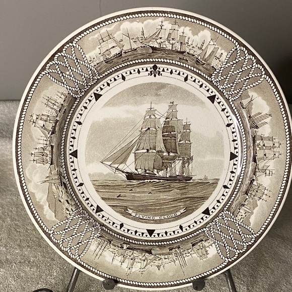 Wedgwood The American Clipper Ship Plate "Flying Cloud" - Picture 1 of 7